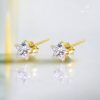 star stud earrings cute studs stars sterling silver gold 14k plating vermeil precious fine jewellery gift for her birthday handmade magical jewelry discreet tiny