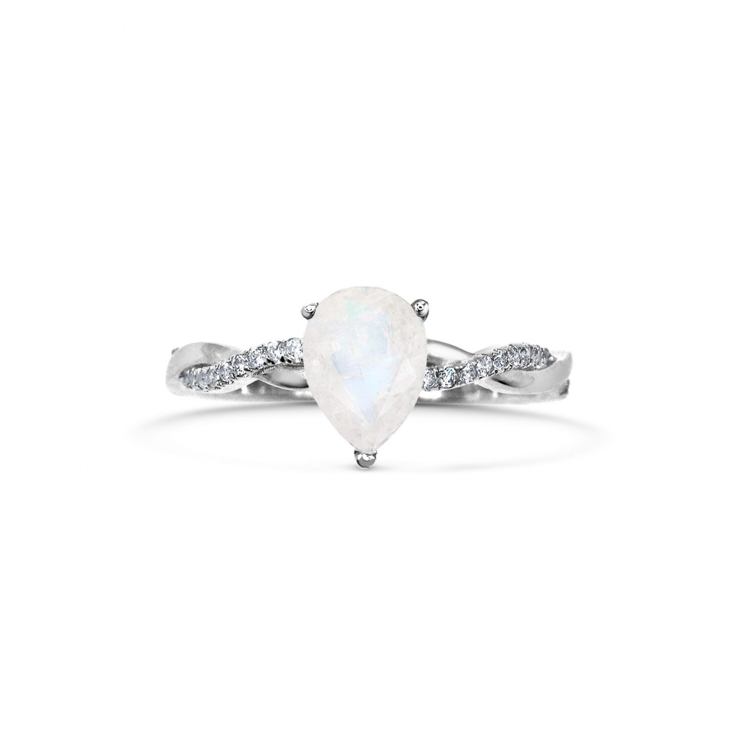 nela moonstone ring fine jewelry sterling silver gemstone gem june birthstone gift for her elvish nz